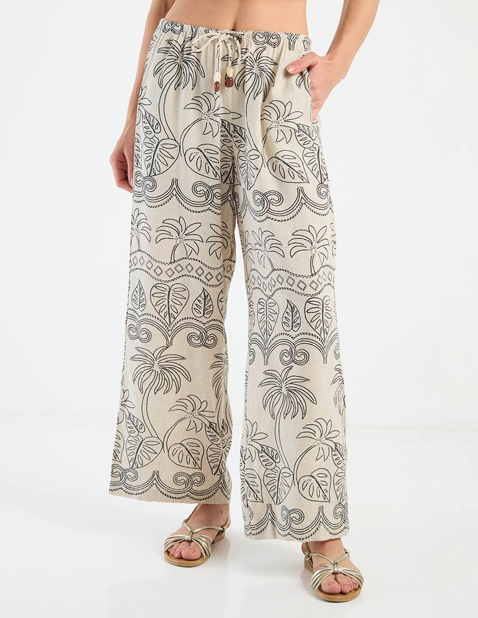 Salida de playa pantalón para mujer